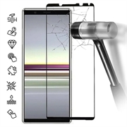 Sony Xperia 5 V Koko Peittävä Panssarilasi - 9H - Musta Reuna