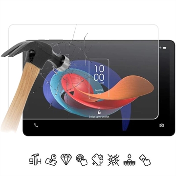 TCL Tab 10 Gen2 Täyden Kattavuuden Panssarilasi - 9H, 0.3mm - Läpinäkyvä