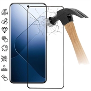 Xiaomi 14 Pro Koko Peittävä Panssarilasi - 9H - Musta Reuna