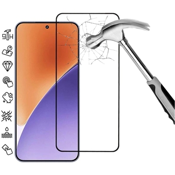 Xiaomi 15 Koko Peittävä Panssarilasi - 9H - Musta Reuna