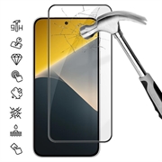 Xiaomi Poco X8 Täysi suoja Panssarilasi - 9H - musta reuna