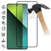 Xiaomi Redmi Note 13 Pro+ Koko Peittävä Panssarilasi - 9H - Musta Reuna