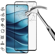Xiaomi Redmi Note 14 4G/5G Koko Peittävä Panssarilasi - 9H - Musta Reuna