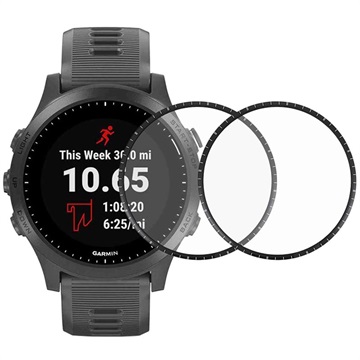 Täysi kansi Garmin Forerunner 945 Panssarilasi - 9H - 2 Kpl.