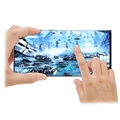 Samsung Galaxy S22 Ultra 5G Koko Peittävä Karkaistu Lasinen Panssarilasi - Musta