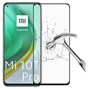 Täydellinen kansi Xiaomi Mi 10T Pro 5G panssaroitu lasi 0.3mm - 9H