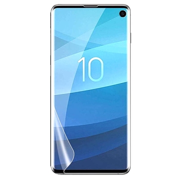 Samsung Galaxy S10 Koko Näytön Peittävä Suojakalvo - Läpinäkyvä