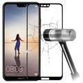 Huawei P20 Lite 5D Full Size Panssarilasi - 9H - Musta