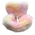 Karvainen turvaistuin Labubu nukelle 15-17cm - Pinkki / Keltainen / Violetti