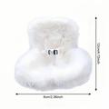 Karvainen turvaistuin Labubu nukelle 15-17cm - Pinkki / Keltainen / Violetti
