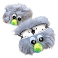Furry Monster Sarjan AirPods / AirPods 2 Silikonikotelo - Harmaa