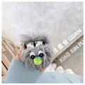 Furry Monster Sarjan AirPods / AirPods 2 Silikonikotelo - Harmaa