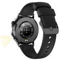 G34 1.32" AMOLED-älykello, jossa on Bluetooth-puhelut, terveysseuranta ja kuntoilun seuranta - musta