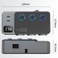 GC06 Tehokas autolaturisovitin - 3 pistorasiaa, USB-A, PD USB-C - 120W