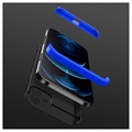 GKK Irrotettava iPhone 12 Suojakuori - Sininen / Musta