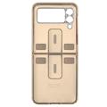 GKK Handbag Design Samsung Galaxy Z Flip3 5G Kotelo - Vihreä