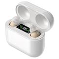GM-912T Ergonomiset CIC-kuulokojeet latauskotelolla - beige / valkoinen