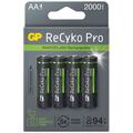 GP ReCyko Pro PhotoFlash ladattavat AA-paristot 2000mAh - 4 kpl.