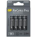 GP ReCyko Pro ladattavat AA-paristot 2000mAh - 4 kpl.