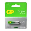 GP Super G-Tech LR03/AAA alkaliparistot 1000mAh - 4 kpl.