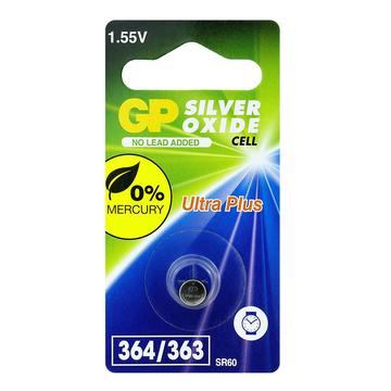 GP Ultra Plus Hopeaoksidi 364/SR60 nappiparisto GP Ultra Plus Silver Oxide 364/SR60