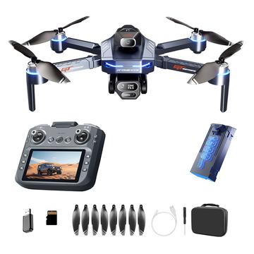 GT8 720P WiFi FPV Harjaton lennokki esteiden välttämisellä - Musta