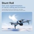 GT8 720P WiFi FPV Harjaton lennokki esteiden välttämisellä - Musta