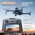 GT8 720P WiFi FPV Harjaton lennokki esteiden välttämisellä - Musta