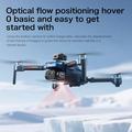 GT8 720P WiFi FPV Harjaton lennokki esteiden välttämisellä - Musta
