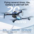 GT8 720P WiFi FPV Harjaton lennokki esteiden välttämisellä - Musta