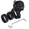 Garmin Edge MTB/1050/840/540 -pyöräilytietokoneen kiinnike, jossa on AirTag-paikka - musta