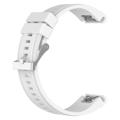 Garmin Fenix 5X/Fenix 3 HR/Quatix 3/D2 Pehmeä Silikoniranneke - Valkoinen