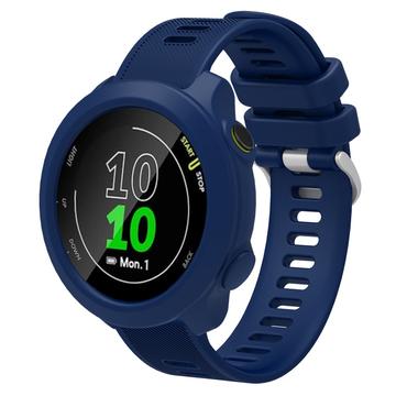 Garmin Forerunner 158 Vaihto Silikonihihna Integroidulla Kehyksellä - Sininen