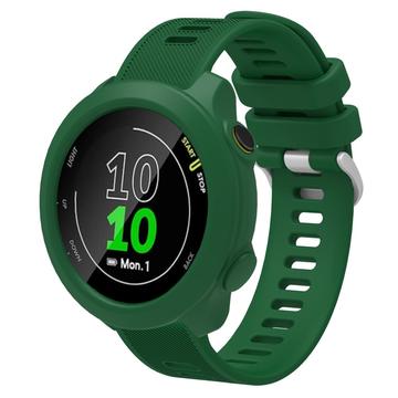 Garmin Forerunner 158 Vaihto Silikonihihna Integroidulla Kehyksellä - Vihreä