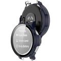 Garmin Lily 2 Active Muovikotelo Panssarilasi - Tummansininen