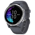 Garmin Venu Vedenkestävä GPS-Älykello - 5ATM - Graniitti Sininen / Hopea