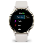 Garmin Vivoactive 5 Fitness-älykello - Norsunluu / kerman kulta