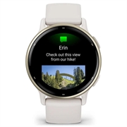 Garmin Vivoactive 5 Fitness-älykello - Norsunluu / kerman kulta