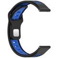 Garmin Vivoactive 6 Silikoninen Urheiluhihna - Musta / Sininen