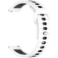 Garmin Vivoactive 6 Silikoninen Urheiluhihna - Valkoinen / Musta