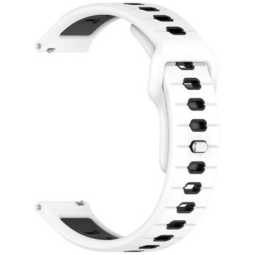 Garmin Vivoactive 6 Silikoninen Urheiluhihna - Valkoinen / Musta