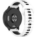 Garmin Vivoactive 6 Silikoninen Urheiluhihna - Valkoinen / Musta