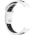 Garmin Vivoactive 6 Silikoninen Urheiluhihna - Valkoinen / Musta