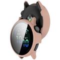 Garmin Vivoactive 6 Muovikotelo Panssarilasi - Pinkki