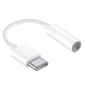 Huawei CM20 USB-C / 3.5mm Kaapeliadapteri 55030086 - Bulkki - Valkoinen