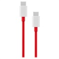 OnePlus Warp Charge USB Type-C Johto 5481100048 - 1.5m - Punainen / Valkoinen