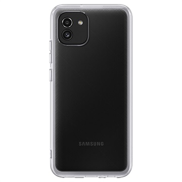 Samsung Galaxy A03 Soft Clear Suojakuori EF-QA036TTEGEU - Läpinäkyvä