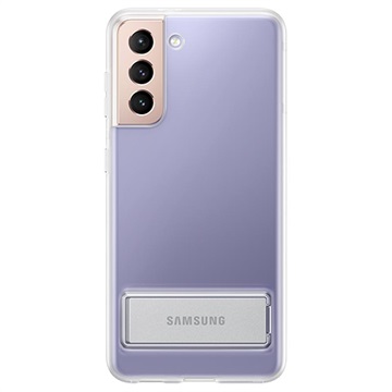 Samsung Galaxy S21 5G Clear Standing Suojakuori EF-JG991CTEGWW - Läpinäkyvä