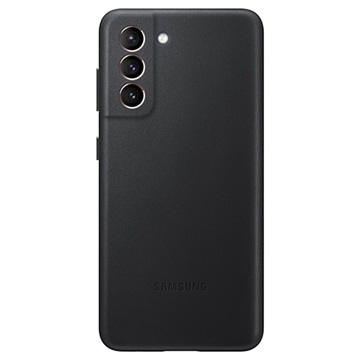 Samsung Galaxy S21 5G Nahkakotelo EF-VG991LBEGWW - Musta