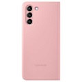 Samsung Galaxy S21+ 5G Clear View Kotelo EF-ZG996CPEGEE (Avoin pakkaus - Erinomainen) - Pinkki
